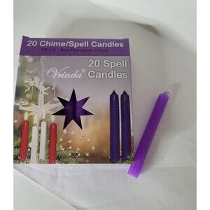 Purple Chime Candles